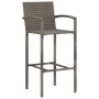 Mesa y taburetes de jardín 3 pzas madera acacia ratán PE gris von vidaXL, Gartensets - Ref: Foro24-3295274, Preis: 250,05 €, ...