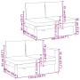 Set de sofás de jardín con cojines 10 pzas madera maciza acacia by vidaXL, Garden sets - Ref: Foro24-3214868, Price: 1,00 €, ...