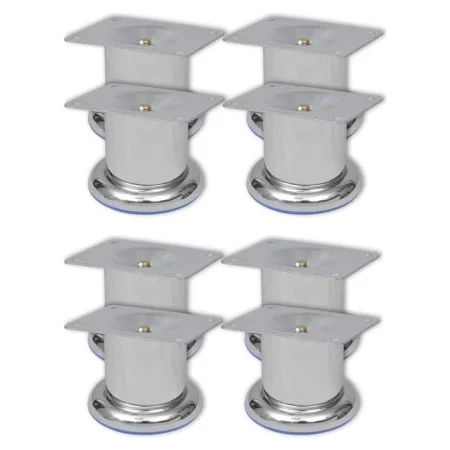 Sofa legs 8 units round chrome 60 mm by vidaXL, Chair and sofa supports - Ref: Foro24-3051485, Price: 14,80 €, Discount: %