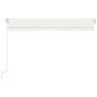 Manuell einziehbare Markise mit cremefarbener LED 450x350 cm von vidaXL, Markisen - Ref: Foro24-3069002, Preis: 464,48 €, Rab...