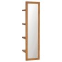 Wandspiegel mit Einlegeböden massives Teakholz 30x30x120 cm von vidaXL, Spiegel - Ref: Foro24-289070, Preis: 133,78 €, Rabatt: %