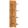 Espejo de pared con estantes madera de teca maciza 30x30x120 cm de vidaXL, Espejos - Ref: Foro24-289070, Precio: 131,77 €, De...