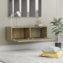 Mueble para TV madera contrachapada color roble 100x30x30 cm de vidaXL, Muebles TV - Ref: Foro24-801484, Precio: 47,78 €, Des...