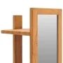 Espejo de pared con estantes madera de teca maciza 30x30x120 cm de vidaXL, Espejos - Ref: Foro24-289070, Precio: 131,77 €, De...