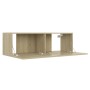 TV-Schrank aus eichenfarbenem Sperrholz, 100 x 30 x 30 cm von vidaXL, TV-Möbel - Ref: Foro24-801484, Preis: 46,46 €, Rabatt: %