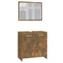 Smoked oak plywood bathroom furniture set by vidaXL, Bathroom furniture - Ref: Foro24-815528, Price: 62,96 €, Discount: %