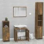 Smoked oak plywood bathroom furniture set by vidaXL, Bathroom furniture - Ref: Foro24-815528, Price: 62,96 €, Discount: %