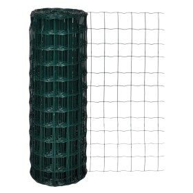 Eurogrüner Stahlzaun 10x1,7 m von vidaXL, Zaunpaneele - Ref: Foro24-142403, Preis: 234,15 €, Rabatt: %