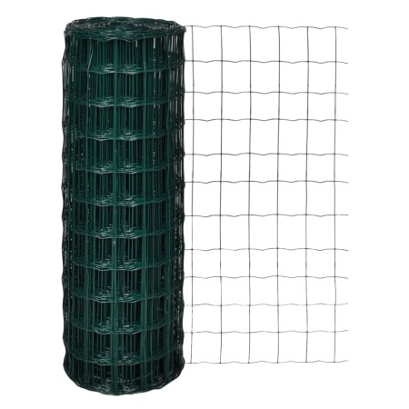 Eurogrüner Stahlzaun 10x1,7 m von vidaXL, Zaunpaneele - Ref: Foro24-142403, Preis: 234,15 €, Rabatt: %