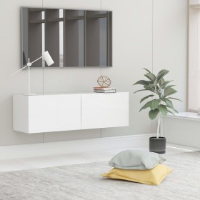 Fernsehmöbel für die Wand aus weißem Sperrholz 100x30x30 cm. von vidaXL, TV-Möbel - Ref: Foro24-801481, Preis: 55,19 €, Rabat...
