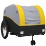 Schwarz-gelber Fahrradanhänger aus Eisen, 45 kg von vidaXL, Fahrradanhänger - Ref: Foro24-94155, Preis: 101,58 €, Rabatt: %