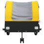 Schwarz-gelber Fahrradanhänger aus Eisen, 45 kg von vidaXL, Fahrradanhänger - Ref: Foro24-94155, Preis: 101,58 €, Rabatt: %