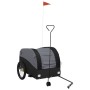 Remolque para bicicleta hierro negro 45 kg de vidaXL, Remolques para bicicletas - Ref: Foro24-94157, Precio: 104,34 €, Descue...