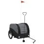 Remolque para bicicleta hierro negro 45 kg de vidaXL, Remolques para bicicletas - Ref: Foro24-94157, Precio: 101,70 €, Descue...