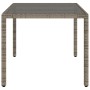 Gartentisch Glasoberfläche PE Rattan grau 150x90x75 cm von vidaXL, Gartentische - Ref: Foro24-365591, Preis: 136,25 €, Rabatt: %
