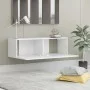 Fernsehmöbel für die Wand aus weißem Sperrholz 100x30x30 cm. von vidaXL, TV-Möbel - Ref: Foro24-801481, Preis: 60,80 €, Rabat...