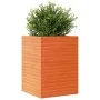 Solid wax brown pine wood planter 50x50x68.5 cm by vidaXL, Pots and planters - Ref: Foro24-3282466, Price: 171,26 €, Discount: %