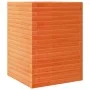 Pflanzgefäß aus massivem, wachsbraunem Kiefernholz, 50 x 50 x 68,5 cm von vidaXL, Töpfe und Pflanzgefäße - Ref: Foro24-328246...
