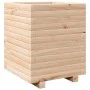 Pflanzgefäß aus massivem Kiefernholz, 40 x 40 x 49,5 cm von vidaXL, Töpfe und Pflanzgefäße - Ref: Foro24-3282509, Preis: 95,6...