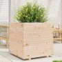 Jardinera madera maciza de pino 70x70x72 cm de vidaXL, Maceteros y jardineras - Ref: Foro24-3282619, Precio: 212,31 €, Descue...