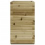 Impregnated pine wood planter 70x40x72 cm by vidaXL, Pots and planters - Ref: Foro24-3282633, Price: 182,81 €, Discount: %