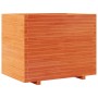 Solid wax brown pine wood planter 90x60x72 cm by vidaXL, Pots and planters - Ref: Foro24-3282646, Price: 281,59 €, Discount: %