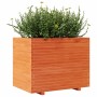 Solid wax brown pine wood planter 90x60x72 cm by vidaXL, Pots and planters - Ref: Foro24-3282646, Price: 281,59 €, Discount: %
