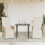 Gartenliegen mit beigen Kissen 2 Stück PE-Rattan von vidaXL, Gartenstühle - Ref: Foro24-365669, Preis: 262,24 €, Rabatt: %