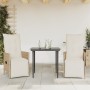 Gartenliegen mit beigen Kissen 2 Stück PE-Rattan von vidaXL, Gartenstühle - Ref: Foro24-365669, Preis: 276,26 €, Rabatt: %