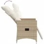 Garden recliners with beige cushions 2 pcs PE rattan by vidaXL, Garden chairs - Ref: Foro24-365669, Price: 262,24 €, Discount: %