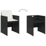 9-piece garden dining set and black synthetic rattan cushions by vidaXL, Garden sets - Ref: Foro24-3277790, Price: 549,58 €, ...