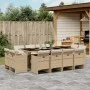 Garden dining set with cushions 13 pieces beige synthetic rattan by vidaXL, Garden sets - Ref: Foro24-3277809, Price: 968,58 ...