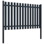 Anthrazit pulverbeschichtetes Stahlzaunelement 174,5 x 125 cm von vidaXL, Zaunpaneele - Ref: Foro24-146472, Preis: 199,93 €, ...