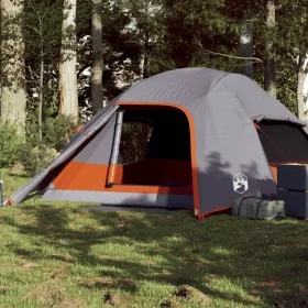 4 Person Igloo Tent Waterproof Gray Orange by vidaXL, tents - Ref: Foro24-94721, Price: 116,35 €, Discount: %