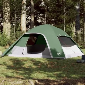 Igloo family tent 6 people waterproof green by vidaXL, tents - Ref: Foro24-94723, Price: 154,93 €, Discount: %