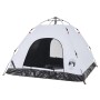 3-Personen-Campingzelt aus blickdichtem Stoff, schnell zu öffnen, weiß von vidaXL, Zelte - Ref: Foro24-4004168, Preis: 82,85 ...