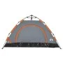 Schnell zu öffnendes 2-Personen-Campingzelt in Grau und Orange von vidaXL, Zelte - Ref: Foro24-4004163, Preis: 58,54 €, Rabat...
