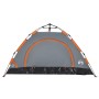 Schnell zu öffnendes 2-Personen-Campingzelt in Grau und Orange von vidaXL, Zelte - Ref: Foro24-4004163, Preis: 51,50 €, Rabat...
