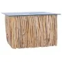 Couchtisch mit massiver Teakholz-Glasplatte 66x66x40 cm von vidaXL, Couchtisch - Ref: Foro24-288814, Preis: 167,09 €, Rabatt: %