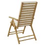 Klappbare Bistrostühle mit Kissen 2 Stück cremeweißer Bambus von vidaXL, Gartenstühle - Ref: Foro24-365875, Preis: 209,72 €, ...