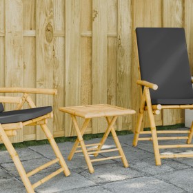 Mesa plegable de jardín de bambú 45x45x45 cm de vidaXL, Mesas de jardín - Ref: Foro24-365877, Precio: 47,57 €, Descuento: %