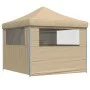 Pop-Up Folding Party Tent with 4 Beige Side Walls by vidaXL, Tents and gazebos - Ref: Foro24-4004928, Price: 151,06 €, Discou...