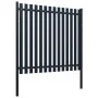 Panel de valla acero recubrimiento polvo antracita 174,5x170 cm by vidaXL, fence panels - Ref: Foro24-146474, Price: 185,24 €...