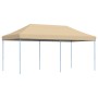 Tienda de fiesta plegable Pop-Up beige 580x292x315 cm de vidaXL, Carpas y cenadores - Ref: Foro24-4004935, Precio: 161,37 €, ...