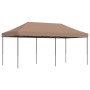 Brown Pop-Up Folding Party Tent 580x292x315 cm by vidaXL, Tents and gazebos - Ref: Foro24-4004940, Price: 178,90 €, Discount: %