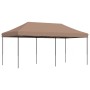 Brown Pop-Up Folding Party Tent 580x292x315 cm by vidaXL, Tents and gazebos - Ref: Foro24-4004940, Price: 178,90 €, Discount: %
