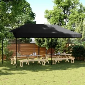 Black Pop-Up folding party tent 580x292x315 cm by vidaXL, Tents and gazebos - Ref: Foro24-4004942, Price: 182,30 €, Discount: %