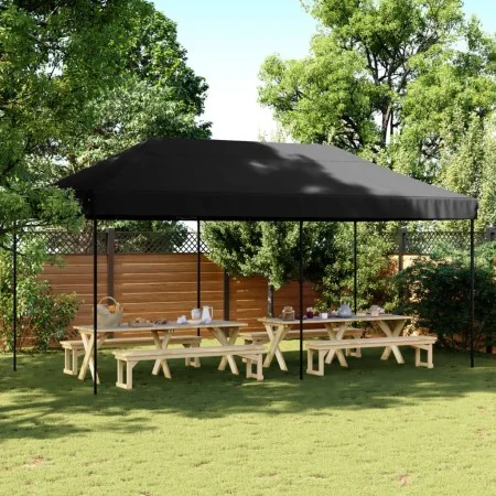 Schwarzes Pop-Up-Faltpartyzelt 580x292x315 cm von vidaXL, Zelte und Pavillons - Ref: Foro24-4004942, Preis: 183,25 €, Rabatt: %