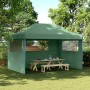 Pop-up-Faltzelt mit 3 Seitenwänden in Grün von vidaXL, Zelte und Pavillons - Ref: Foro24-4004968, Preis: 148,41 €, Rabatt: %