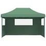 Pop-Up Folding Party Tent with 3 Side Walls Green by vidaXL, Tents and gazebos - Ref: Foro24-4004968, Price: 164,71 €, Discou...
